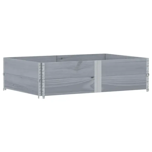 Virnastatav hall männipuidust aia taimekast tsingitud nurkadega, 150 x 100 x 41 cm – 2