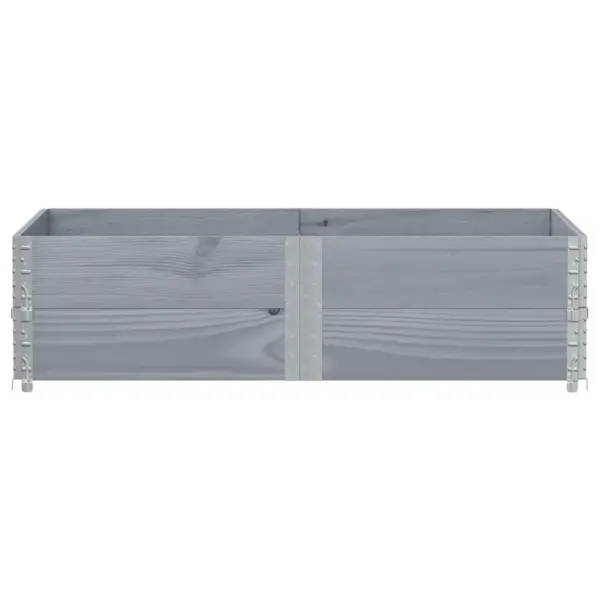 Virnastatav hall männipuidust aia taimekast tsingitud nurkadega, 150 x 100 x 41 cm – 3