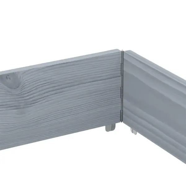 Virnastatav hall männipuidust aia taimekast tsingitud nurkadega, 150 x 100 x 41 cm – 6