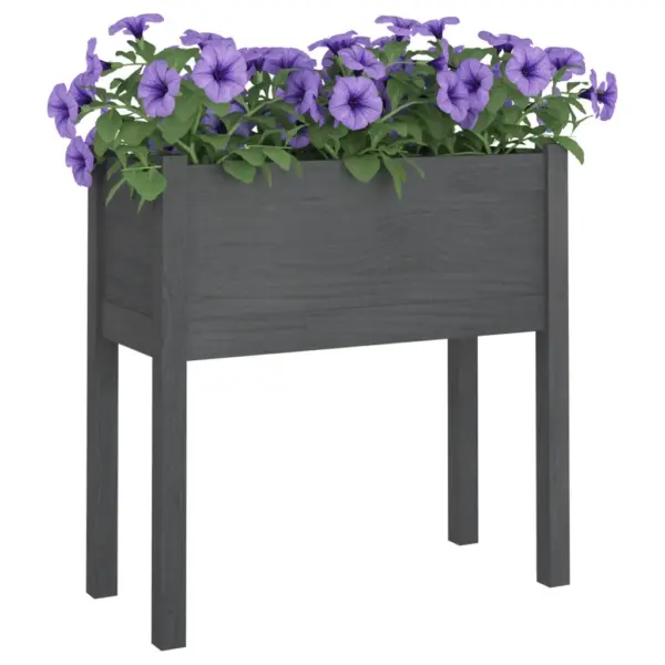 Aia taimelava, hall männipuidust, 70 x 31 x 70 cm – 6