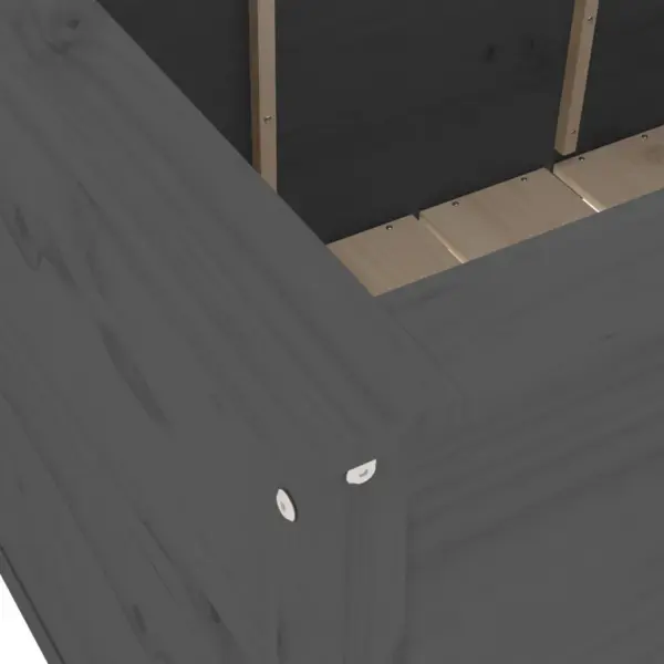 Hall männipuidust kõrgendatud aia taimelava 119,5 x 82,5 x 78 cm – 7