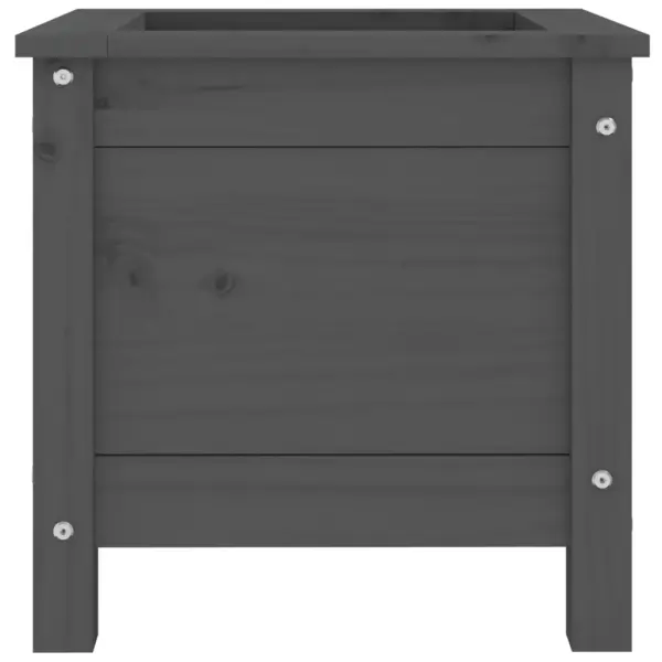 Hall männipuidust taimekast aeda, 40 x 40 x 39 cm – 5