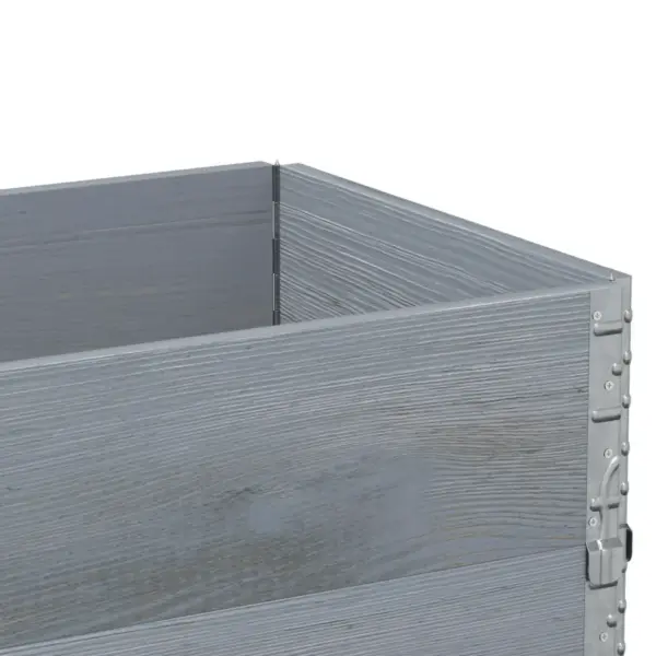 Virnastatav hall puidust taimekast avatud põhjaga, männipuit, 100 x 50 x 41 cm – 7