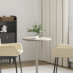 Ümmargune hall marmorist lauaplaat, Ø 50 x 2,5 cm