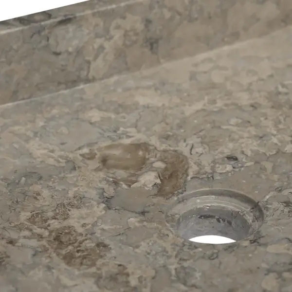 Hall marmorist vannitoa valamu, 40 x 40 x 10 cm – 5