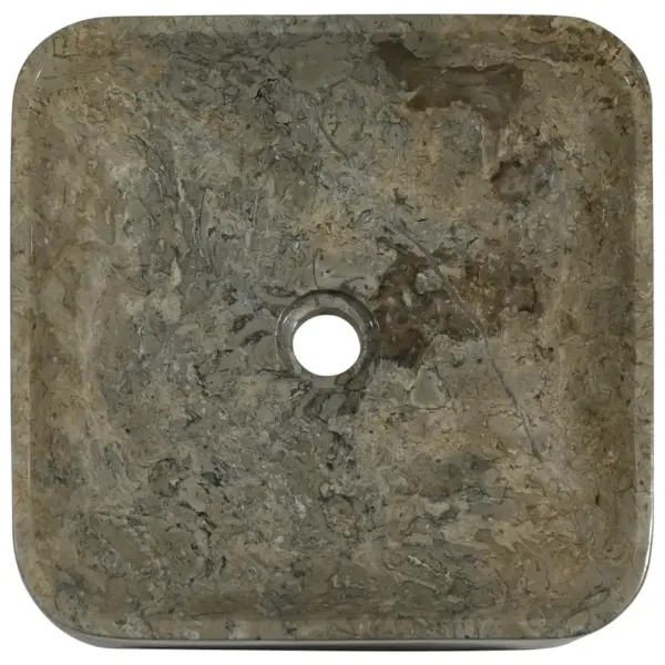 Hall marmorist valamu, 40 x 40 x 10 cm – 4