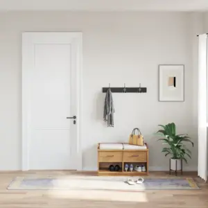 Pestav libisemisvastane vaip 80 x 300 cm, hall, pehme sametpinnaga