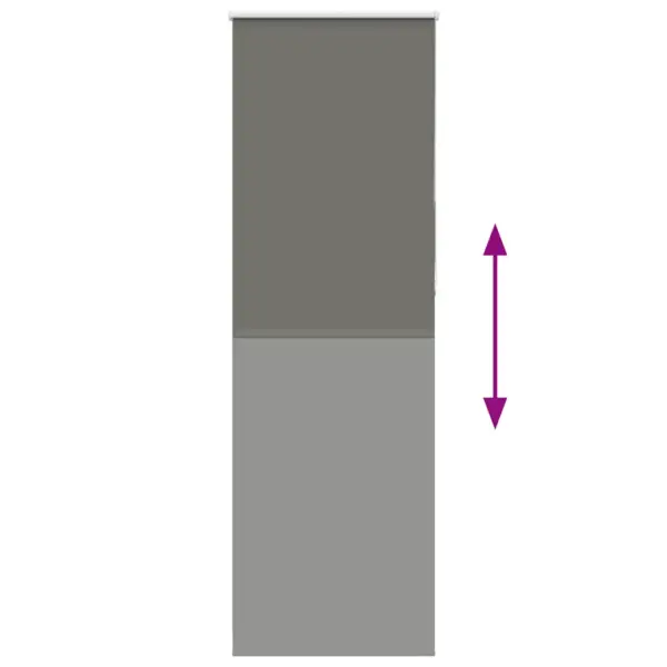 Pimendav aknaruloo ketiga, hall, 80 x 230 cm, kanga laius 75,7 cm, polüester – 5