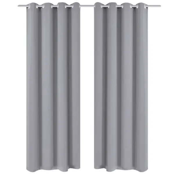 Hall pimendav kardin metallöösidega, 270 x 245 cm – 2