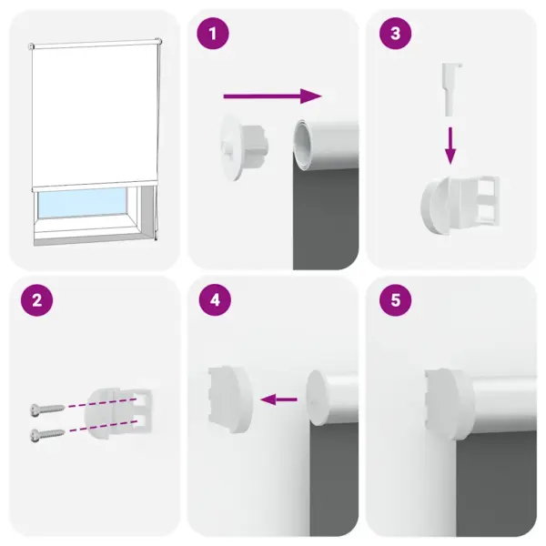 Hall pimendav ruloo ketiga, 150 x 175 cm, 100% polüester, kanga laius 146,6 cm – 6