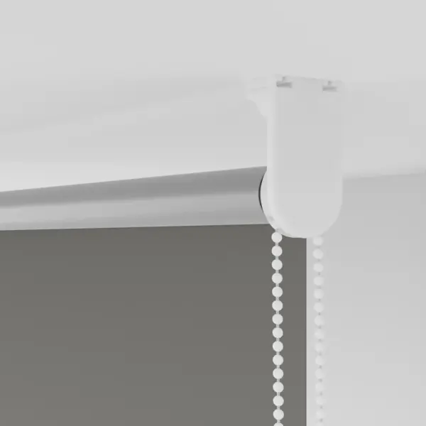 Pimendav ruloo kettmehhanismiga, hall, 155 x 230 cm, polüester, alumiiniumsiiniga – 13