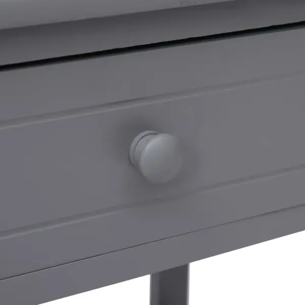 Hall öökapp sahtli ja riiuliga, Paulownia puit, 40 x 29 x 42 cm – 5