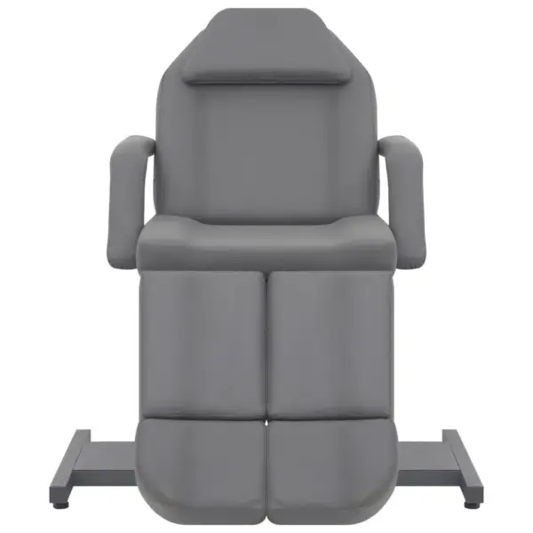 Reguleeritav ilusalongi hooldustool, hall kunstnahk, 360° pöörlev, 180 x 62 x 78 cm – 2