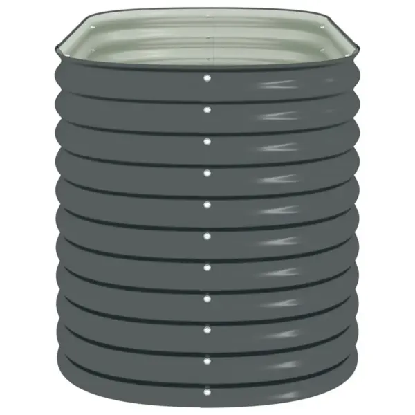 Hall tsingitud terasest taimelava, 160 x 80 x 81 cm – 6