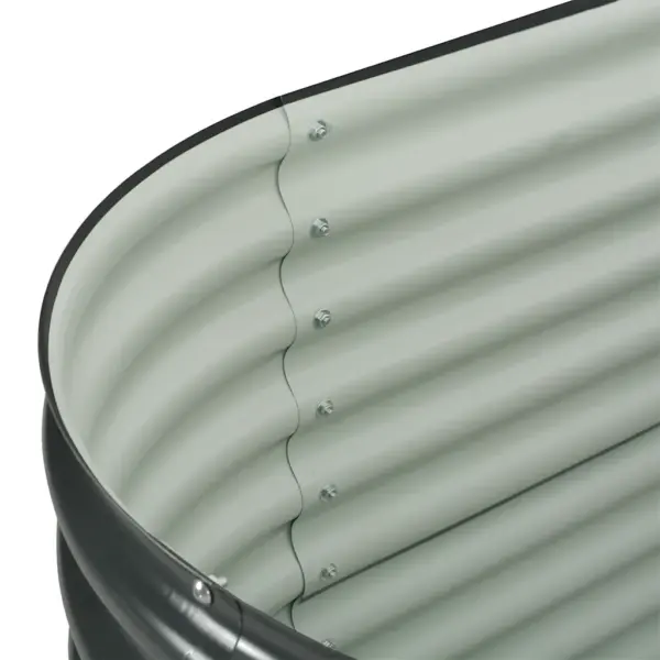 Hall tsingitud terasest taimelava, 160 x 80 x 81 cm – 7