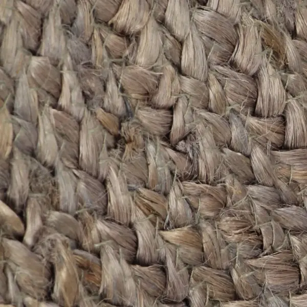 Käsitsi punutud ümmargune džuutvaip, hall, 150 cm – 5