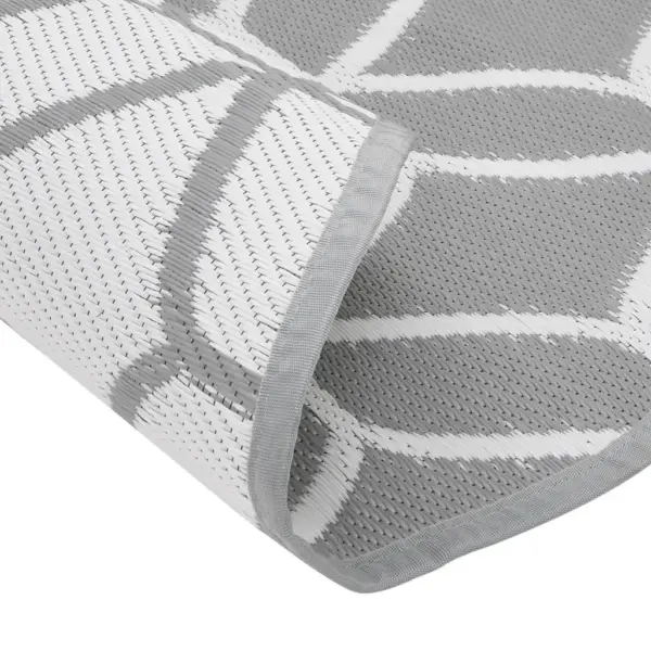 Hall ümmargune õuevaip ARAKIL, jacquard-mustriga, Ø 160 cm, polüpropüleen – 5