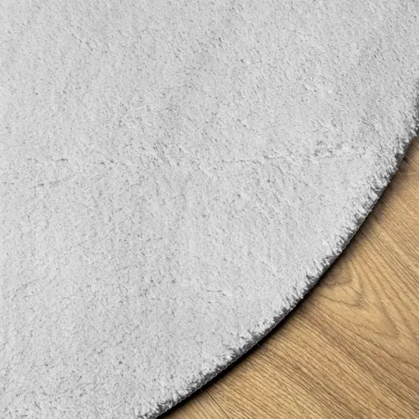 Ümmargune pestav vaip HUARTE, hall, libisemiskindel, Ø100 cm – 4