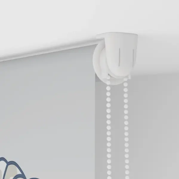 Hall veekindel duširuloo meretähe mustriga, PEVA, 60 x 240 cm – 10