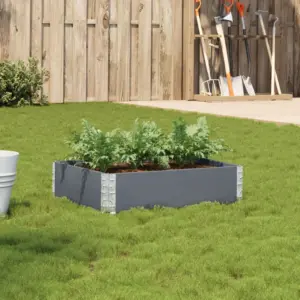 Virnastatav hall männipuidust taimekast, 80 x 60 x 21,5 cm