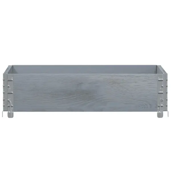 Virnastatav hall männipuidust taimekast, 80 x 60 x 21,5 cm – 3