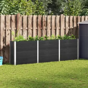 Hall WPC aia peenrakast terasraamiga, 300 x 50 x 91 cm