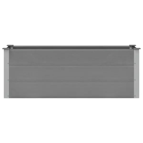 Hall aia taimelava WPC-st ja alumiiniumist, 150 x 50 x 54 cm – 4