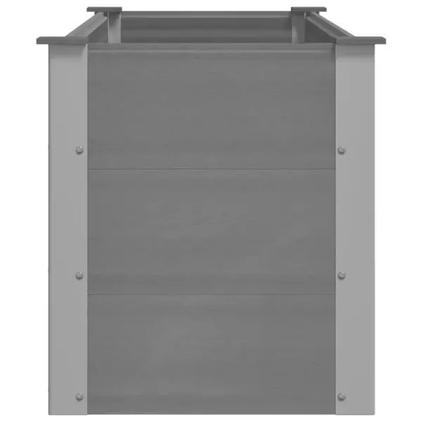 Hall aia taimelava WPC-st ja alumiiniumist, 150 x 50 x 54 cm – 5