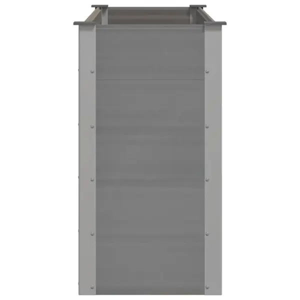 Aia taimelava WPC-st ja alumiiniumist, hall, 150 x 50 x 91 cm – 4