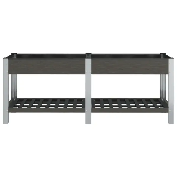 Hall WPC aia taimelava riiuliga, avatud põhjaga, 200 x 50 x 75 cm – 3