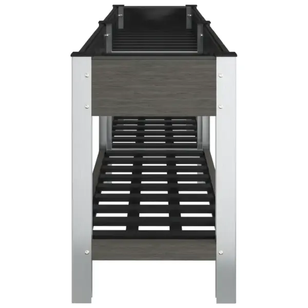 Hall WPC aia taimelava riiuliga, avatud põhjaga, 200 x 50 x 75 cm – 4