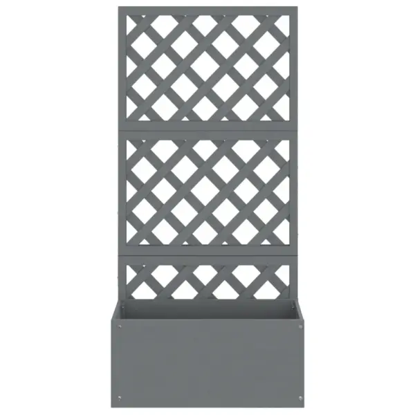 Hall WPC võreseinaga taimekast, 65 x 33 x 135 cm – 4