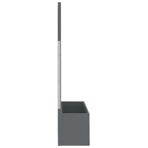 Hall WPC võreseinaga taimekast, 65 x 33 x 135 cm – 5