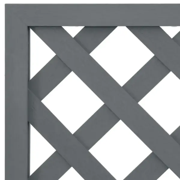Hall WPC võreseinaga taimekast, 65 x 33 x 135 cm – 6