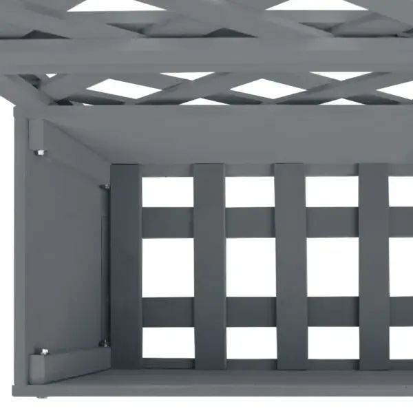 Hall WPC võreseinaga taimekast, 65 x 33 x 135 cm – 7