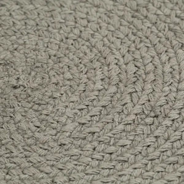 Hallid käsitsi punutud ümmargused puuvillast lauamatid, 4 tk, 38 cm – 4