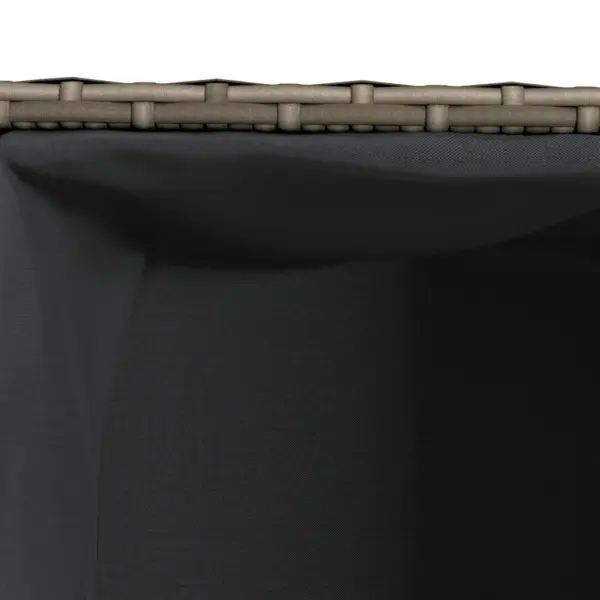 Hallid polürotangist aia taimekastid riidest kottidega, 2 tk, 36 x 30 x 32 cm – 11