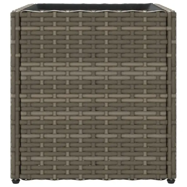 Hallid polürotangist aia taimekastid riidest kottidega, 2 tk, 36 x 30 x 32 cm – 7