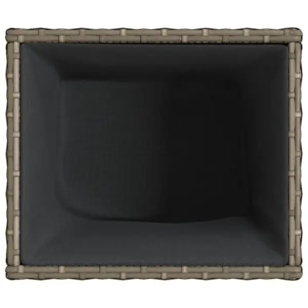 Hallid polürotangist aia taimekastid riidest kottidega, 2 tk, 36 x 30 x 32 cm – 9