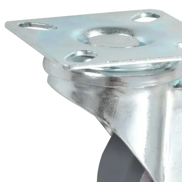 Hallid pöörlevad rattad väikemööblile, 12 tk, 50 mm, termoplastiline kumm – 5