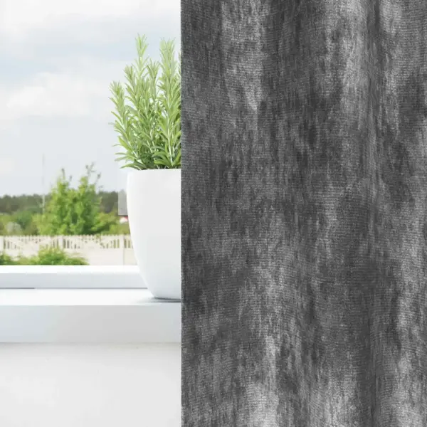 Pimendavad sametkardinad, 2 tk, hall, 260 x 140 cm - 3