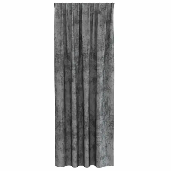 Pimendavad sametkardinad, 2 tk, hall, 260 x 140 cm - 4