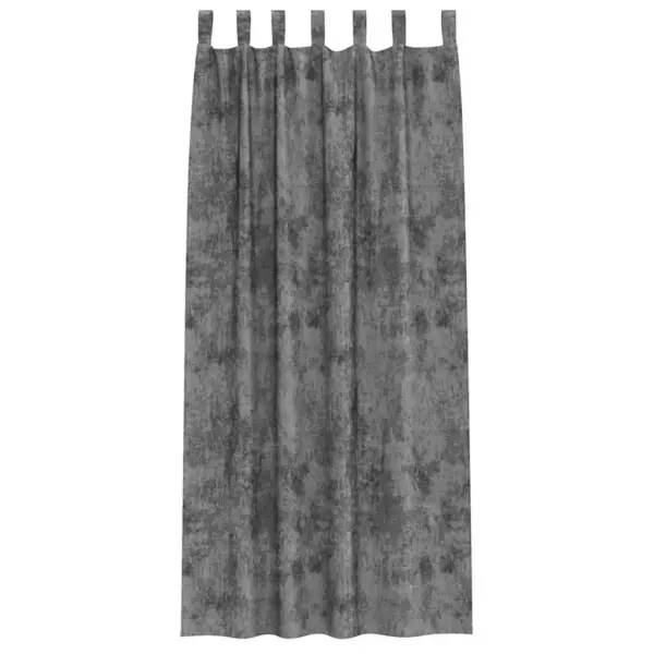 Valgust tõkestavad sametkardinad, 2 tk, hall, 225 x 140 cm – 4