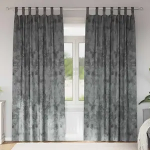 Hallid sametkardinad ruumi pimedaks tegemiseks, 2 tk, 245 x 140 cm