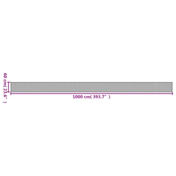 Hele naturaalne bambusvaip, ristkülikukujuline, 60 x 1000 cm – 8