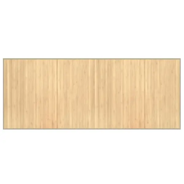Ristkülikukujuline bambusvaip, hele naturaalne, 80 x 200 cm – 2