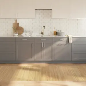 Bambusvaip libisemiskindla alusega, hele naturaalne, 100 x 400 cm