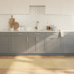 Ristkülikukujuline bambusvaip, hele naturaalne, libisemiskindel, 70 x 300 cm