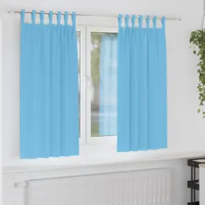 Hele sinised pimendavad kardinad, 2 tk, 175 x 140 cm, polüester