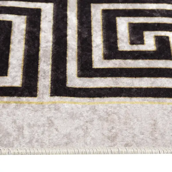 Pestav libisemisvastane vaip pehme sametpinnaga, helebeež, 190 x 300 cm – 3